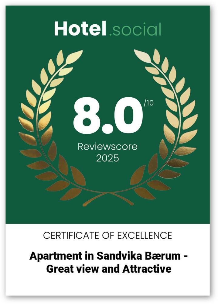 Jeci Apartment Sandvika Baerum - Great View And Attractive Sandvika (Baerum) Bagian luar foto